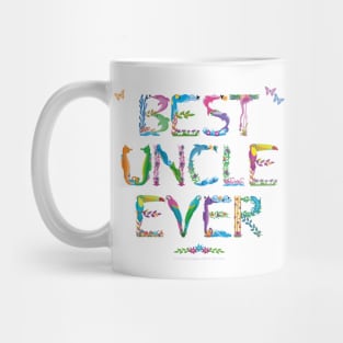 Best Uncle Ever - tropical word art Mug